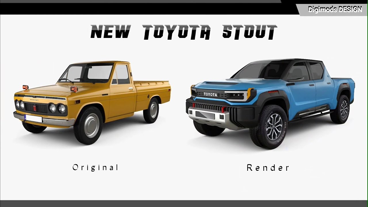 Toyota Stout from 1954 with the modern 2024 version